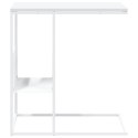 STOLIK BOCZNY BIAŁY 55X36X59,5CM MATERIAŁ DREWNOPOCHODNY