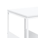 STOLIK BOCZNY BIAŁY 55X36X59,5CM MATERIAŁ DREWNOPOCHODNY