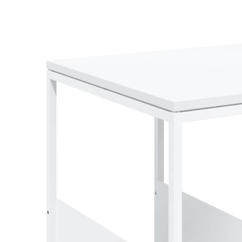 STOLIK BOCZNY BIAŁY 55X36X59,5CM MATERIAŁ DREWNOPOCHODNY