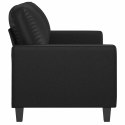 2-OSOBOWA SOFA CZARNA 120CM SZTUCZNA SKÓRA
