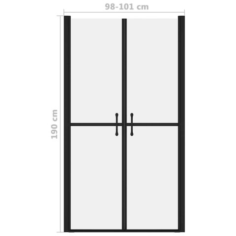 DRZWI PRYSZNICOWE SZKŁO MROŻONE ESG (98-101)X190CM