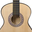 GITARA KLASYCZNA DLA POCZĄTKUJĄCYCH, 4/4, 39", Z POKROWCEM