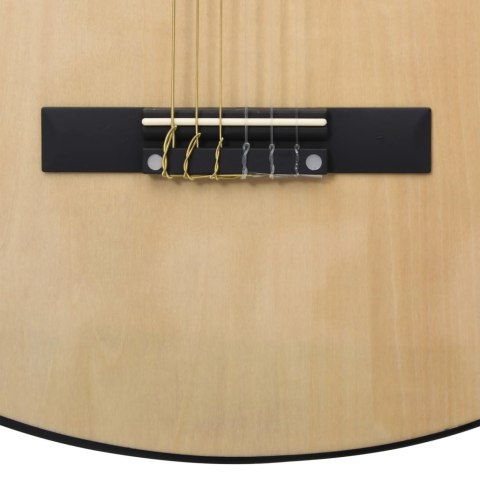 GITARA KLASYCZNA DLA POCZĄTKUJĄCYCH, 4/4, 39", Z POKROWCEM