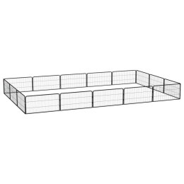 KOJEC DLA PSA 16 PANELE CZARNY 100X50CM STAL