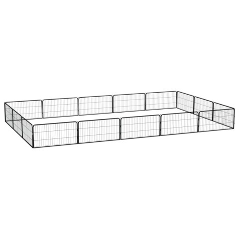 KOJEC DLA PSA 16 PANELE CZARNY 100X50CM STAL