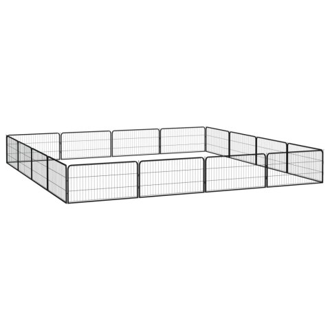 KOJEC DLA PSA 16 PANELE CZARNY 100X50CM STAL