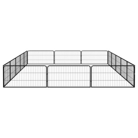 KOJEC DLA PSA 16 PANELE CZARNY 100X50CM STAL