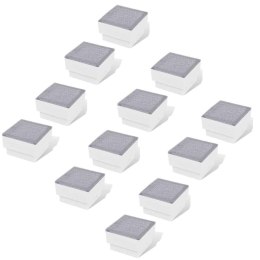 LAMPY GRUNTOWE LED 12 SZT. 100X100X68 MM