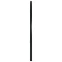 LUSTRO ŚCIENNE CZARNE 80X40CM ZAKOŃCZONE ŁUKIEM ŻELAZO