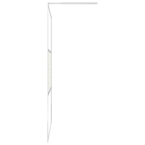 ŚCIANKA PRYSZNICOWA SZKŁO ESG WZÓR W KAMIENIE 90X195CM