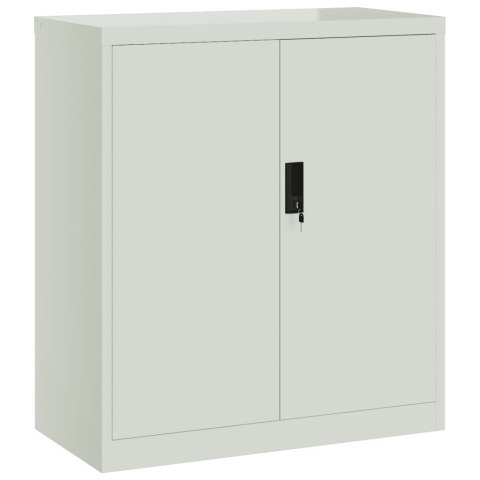SZAFKA NA DOKUMENTY JASNOSZARA 79X40X90CM STALOWA