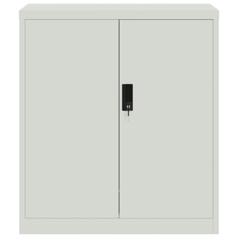 SZAFKA NA DOKUMENTY JASNOSZARA 79X40X90CM STALOWA