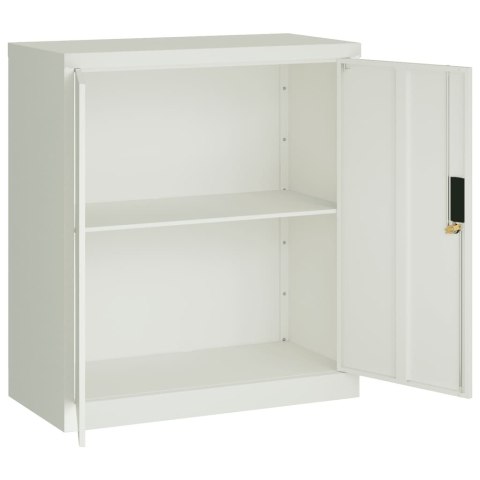 SZAFKA NA DOKUMENTY JASNOSZARA 79X40X90CM STALOWA