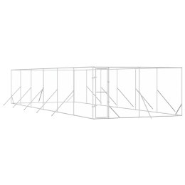 KOJEC ZEWNĘTRZNY DLA PSA 4X12X2 M STAL GALWANIZOWANA