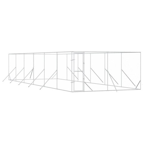 KOJEC ZEWNĘTRZNY DLA PSA 4X12X2 M STAL GALWANIZOWANA