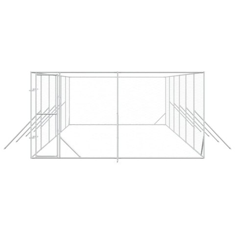 KOJEC ZEWNĘTRZNY DLA PSA 4X12X2 M STAL GALWANIZOWANA
