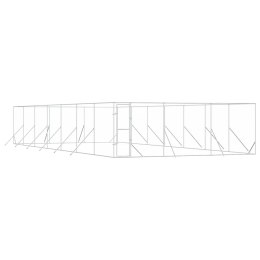 KOJEC ZEWNĘTRZNY DLA PSA 6X14X2 M STAL GALWANIZOWANA