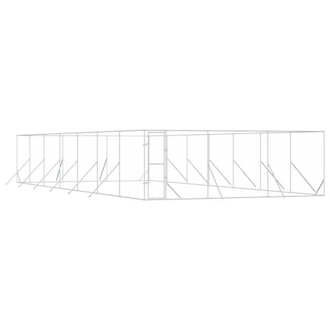 KOJEC ZEWNĘTRZNY DLA PSA 6X14X2 M STAL GALWANIZOWANA