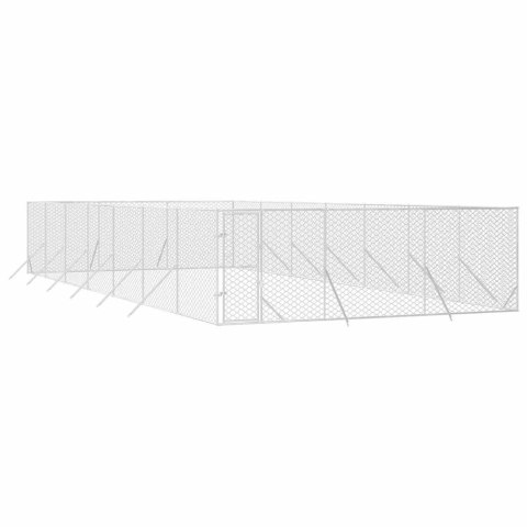 KOJEC ZEWNĘTRZNY DLA PSA 6X14X2 M STAL GALWANIZOWANA