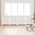 OSŁONY NA KALORYFER GRZEJNIK 2 SZT. BIAŁE 172X19X81,5CM MDF
