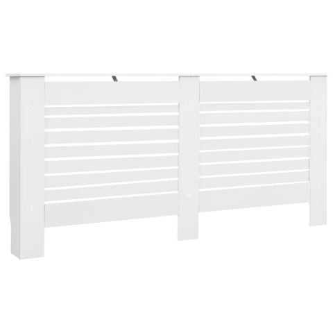 OSŁONY NA KALORYFER GRZEJNIK 2 SZT. BIAŁE 172X19X81,5CM MDF