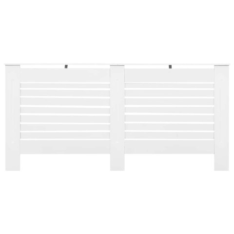 OSŁONY NA KALORYFER GRZEJNIK 2 SZT. BIAŁE 172X19X81,5CM MDF