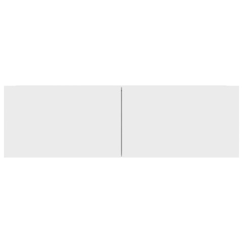 SZAFKI TELEWIZYJNE 4 SZT. BIAŁE 100X30X30CM