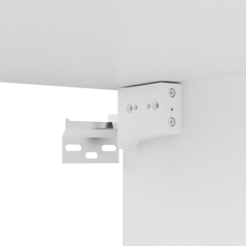 SZAFKI TELEWIZYJNE 4 SZT. BIAŁE 100X30X30CM