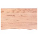 BLAT DO ŁAZIENKI JASNOBRĄZOWY 100X60X(2-4)CM LITE DREWNO