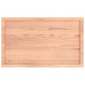 BLAT DO ŁAZIENKI JASNOBRĄZOWY 100X60X(2-4)CM LITE DREWNO