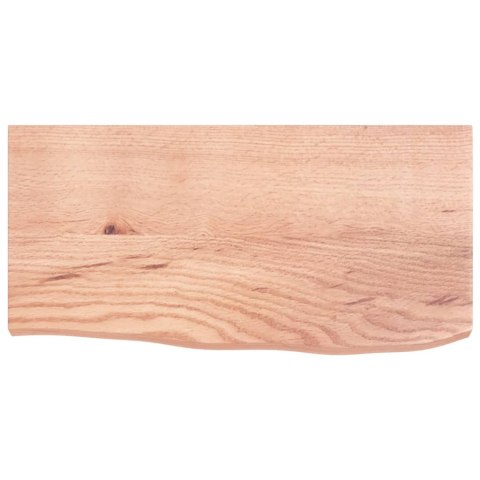 BLAT DO ŁAZIENKI JASNOBRĄZOWY 60X30X(2-4)CM LITE DREWNO
