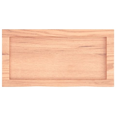 BLAT DO ŁAZIENKI JASNOBRĄZOWY 60X30X(2-4)CM LITE DREWNO