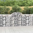 KOSZE GABIONOWE 18 SZT 200X50X100/120CM GALWANIZOWANE ŻELAZO