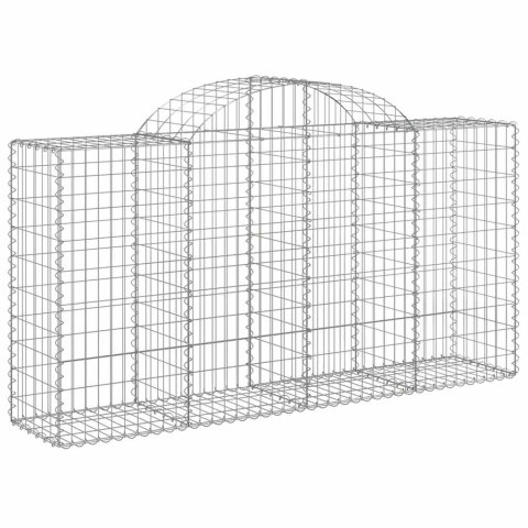 KOSZE GABIONOWE 18 SZT 200X50X100/120CM GALWANIZOWANE ŻELAZO