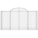 KOSZE GABIONOWE 18 SZT 200X50X100/120CM GALWANIZOWANE ŻELAZO
