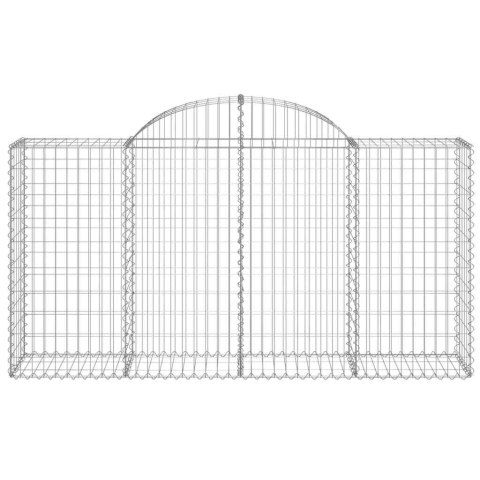 KOSZE GABIONOWE 18 SZT 200X50X100/120CM GALWANIZOWANE ŻELAZO