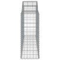KOSZE GABIONOWE 18 SZT 200X50X100/120CM GALWANIZOWANE ŻELAZO