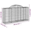 KOSZE GABIONOWE 18 SZT 200X50X100/120CM GALWANIZOWANE ŻELAZO