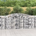 KOSZE GABIONOWE 9 SZT 400X50X100/120CM GALWANIZOWANE ŻELAZO