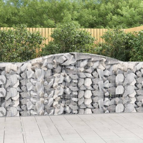 KOSZE GABIONOWE 9 SZT 400X50X100/120CM GALWANIZOWANE ŻELAZO