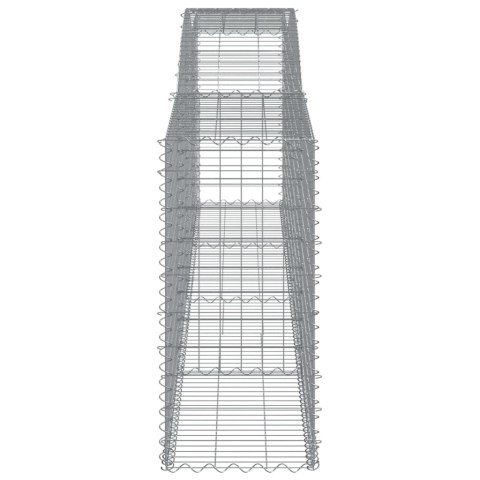 KOSZE GABIONOWE 9 SZT 400X50X100/120CM GALWANIZOWANE ŻELAZO