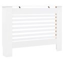 OSŁONY NA KALORYFER GRZEJNIK 2 SZT. BIAŁE 112X19X81,5CM MDF