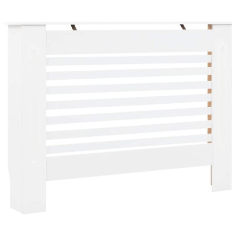 OSŁONY NA KALORYFER GRZEJNIK 2 SZT. BIAŁE 112X19X81,5CM MDF