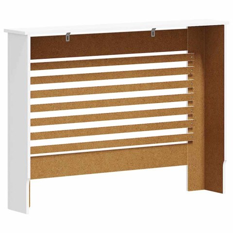 OSŁONY NA KALORYFER GRZEJNIK 2 SZT. BIAŁE 112X19X81,5CM MDF