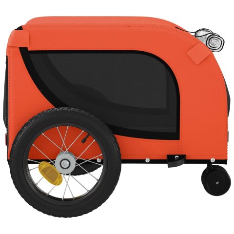 PRZYCZEPKA ROWEROWA DLA ZWIERZĄT TKANINA OXFORD I ŻELAZO