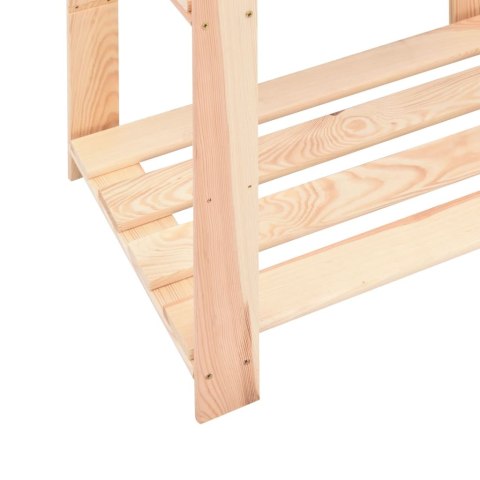 REGAŁY Z 5 PÓŁKAMI 2 SZT. 80X38X170CM SOSNA 250 KG