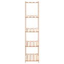 REGAŁY Z 5 PÓŁKAMI, 3 SZT., 80X38X170 CM, SOSNA, 250 KG