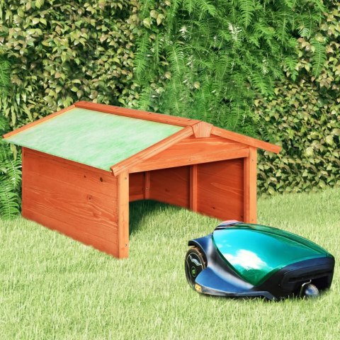 GARAŻ DLA KOSIARKI ROBOTYCZNEJ 72X87X50 LITE DREWNO JODŁOWE