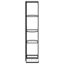 5-POZIOMOWY STOJAK NA KWIATY 43X22X98CM CZARNY METALOWY