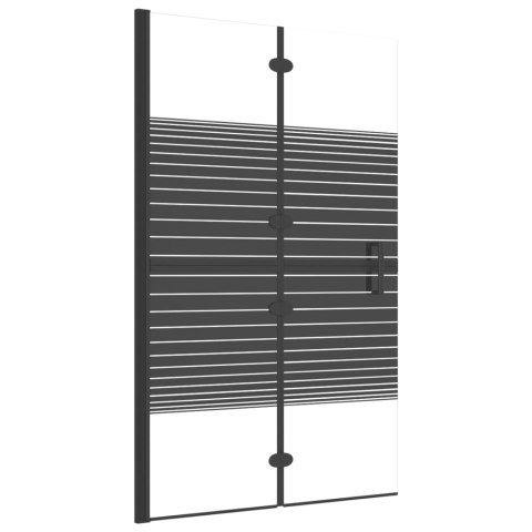 SKŁADANA KABINA PRYSZNICOWA ESG 80X140CM CZARNA